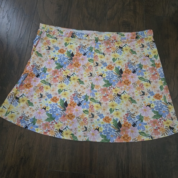 Summersalt Rifle Paper Co Marguerite Floral Ruched Swim Skirt 2XL - Picture 7 of 7